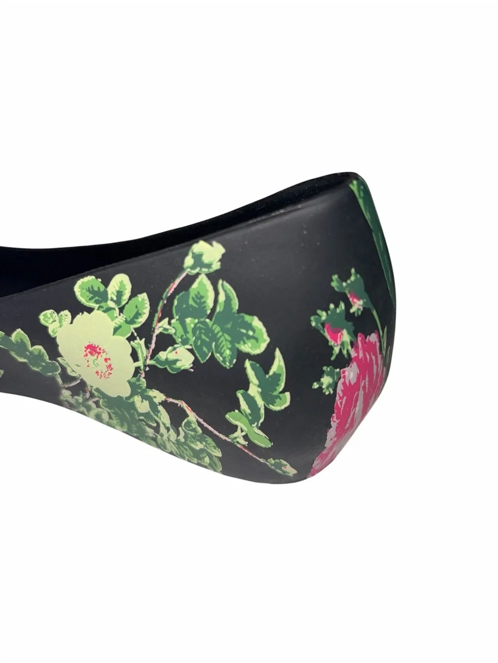 New in Box Vivienne Westwood Anglomania Melissa Roses Floral 9 Black Pink Green